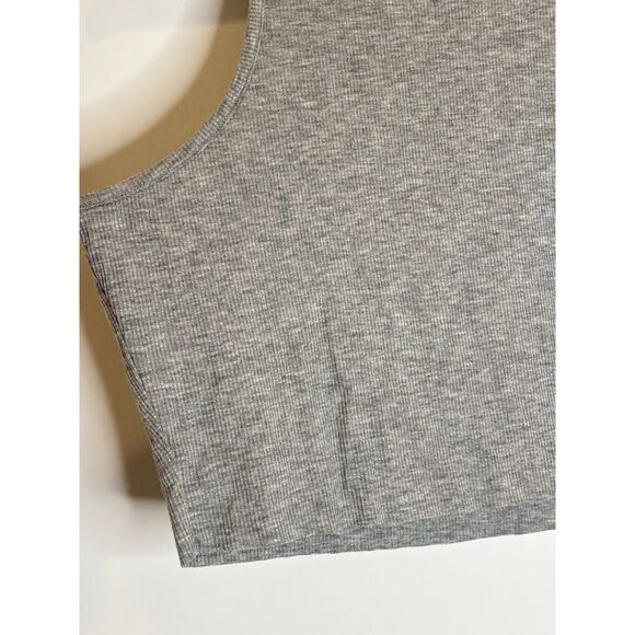Intimately Free People Gray Cropped Tank Top Size Medium to Large NEW - L6 - Picture 9 of 9